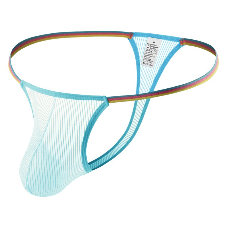 Men's Underwear G-string Sexy Men's Underwear Transparent Men's Elastic Temptation Sexy T-pants Men's T-string B640