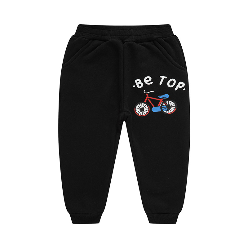 Picture of Children's clothing winter boys pants plus velvet new men's baby solid color sports pants children Korean version of wholesale a generation of hair