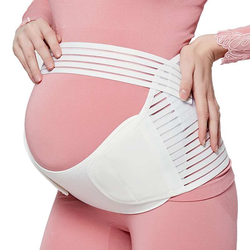 Picture of Pregnant Women's Products Breathable Abdominal Support Belt Maternity Belt Bandage Pubic Pain in the Second and Third Trimester of Pregnancy Double Fetal Belly Belt