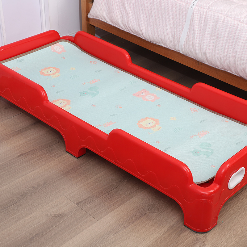 Picture of Kindergarten mat color Ice Silk rattan mat children double-sided mat student dormitory foldable Ice Silk rattan mat