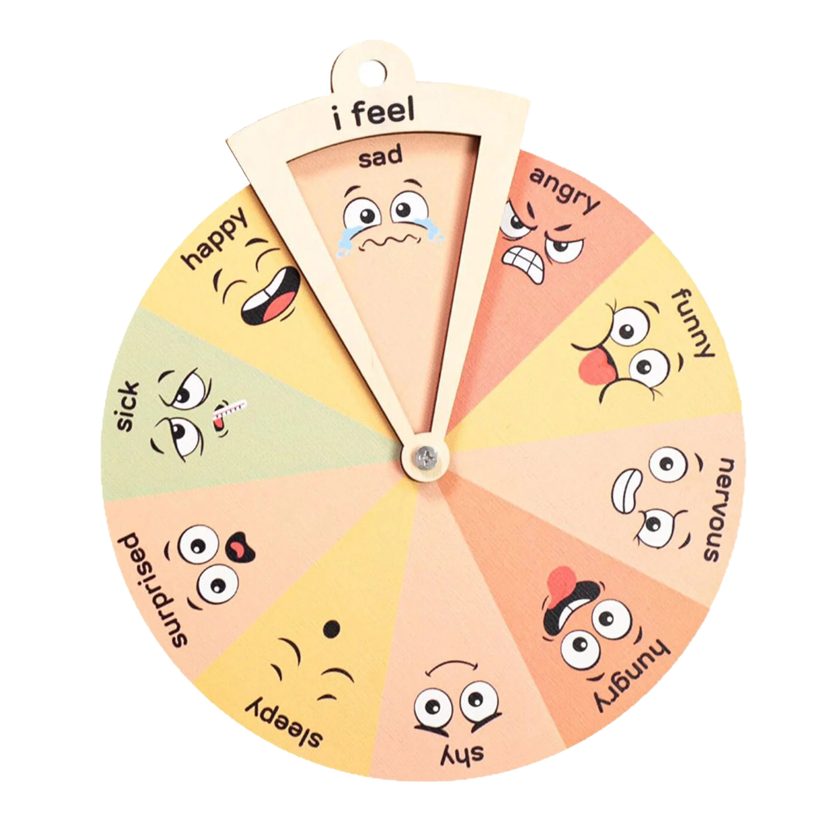Picture of Cross-border new Montessori toys expression emotion management gifts home decorations wooden crafts toys