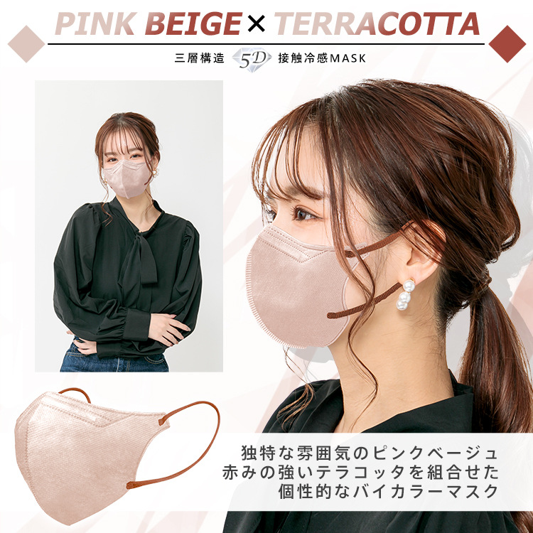 Picture of Cross-Border New 3D Stereo Sun Protection and Anti-Uv Cooling Mask with Melt-Blown Breathable Three-Layer Mask in Independent Box