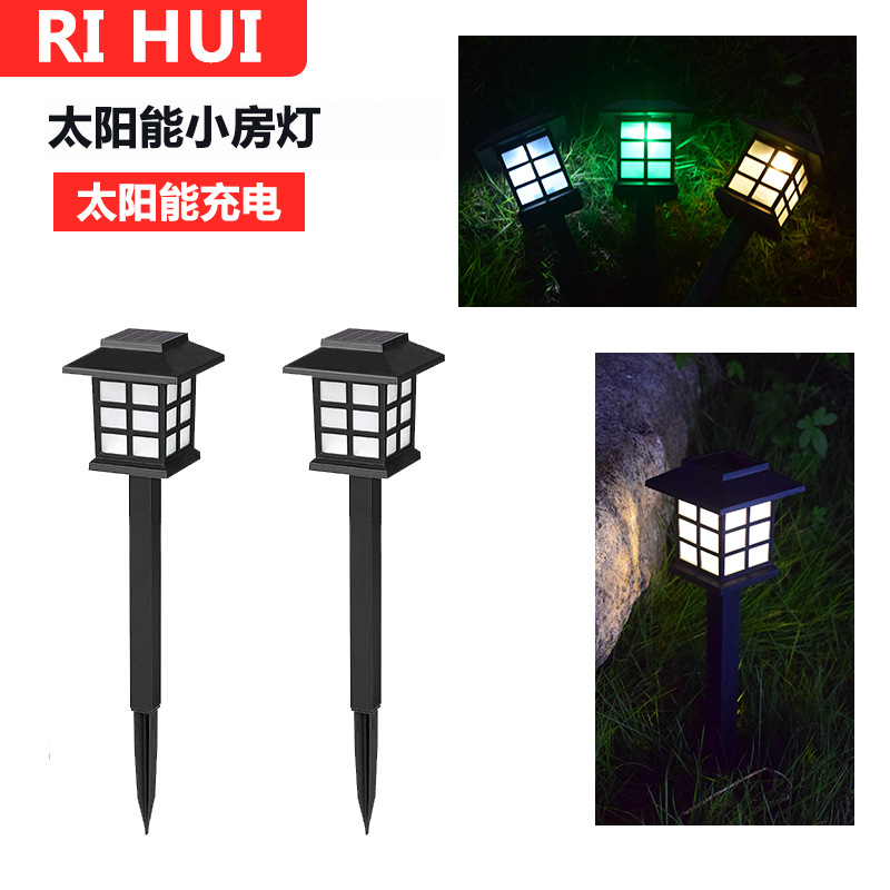 Cross-Border New Solar Lawn Lamp Outdoor Rainproof Courtyard Landscape Lamp Garden Villa Yard Decoration Small Room Lamp