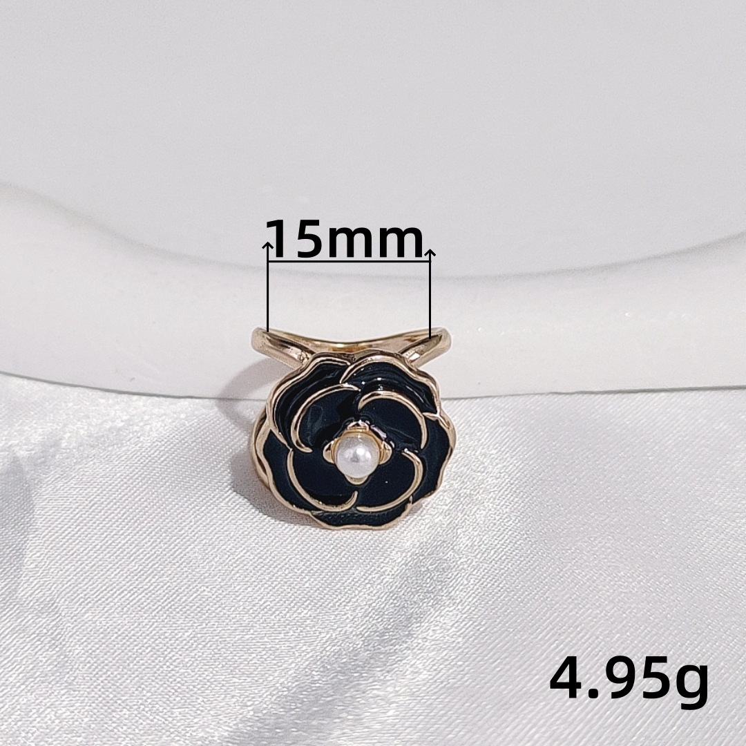 Picture of South Korea multi-functional scarf buckle high-grade Pearl fashion new Camellia windbreaker belt buckle high-end jewelry wholesale