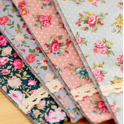 Picture of Elegant File Bag Floral A4 File Bag Felt File Bag A4 Snap Folder Elegant Pencil Bag