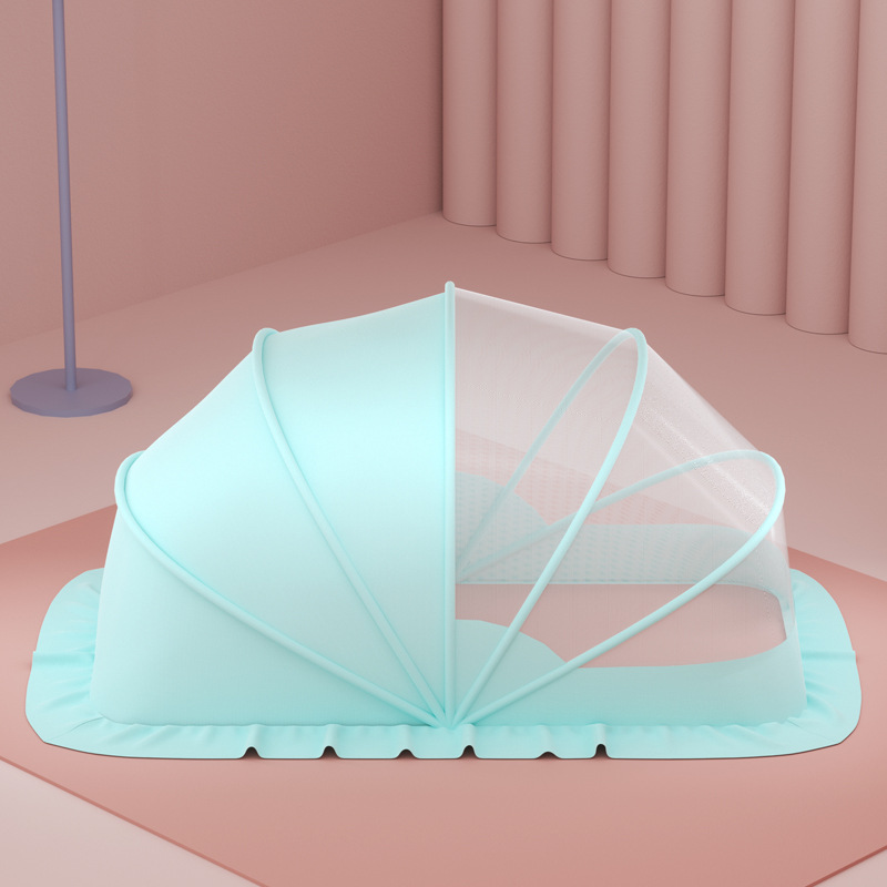 Picture of Baby Mosquito Net Baby Yurt Anti-mosquito Full Cover Foldable Baby Newborn Children's Bed Bottomless Universal