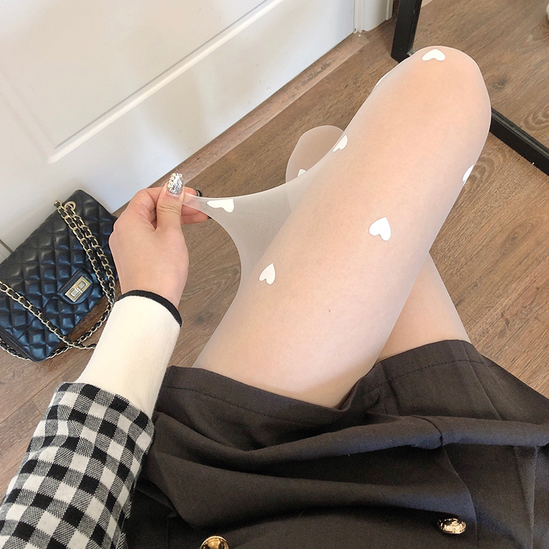 Big Love White Silk Stockings Thin Japanese JK Socks Ins Trendy Internet Popular Pantyhose Children's Anti-Sexy Black Silk