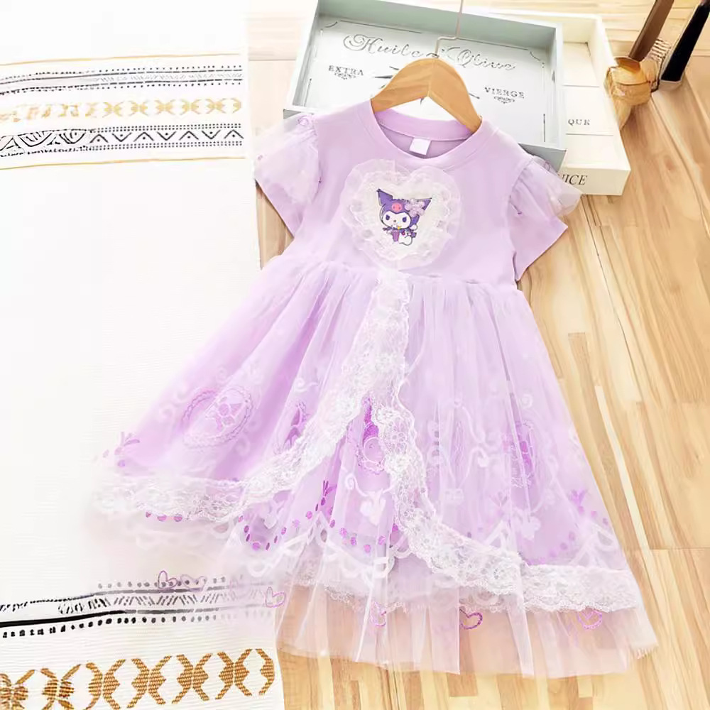 Girls Lolita dress Spring and Autumn 2024 New Children Baby Summer Kulomi Summer Dress Princess Skirt