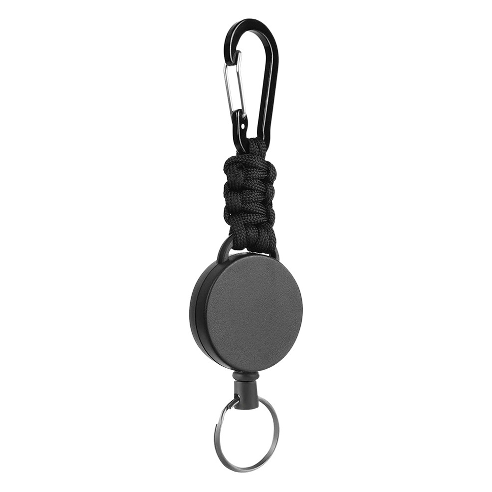 Rebound Telescopic Wire Rope Key Ring Anti-Lost Anti-Theft Telescopic Key Chain Anti-Lost Key Chain Easy-Pull Buckle Key Chain