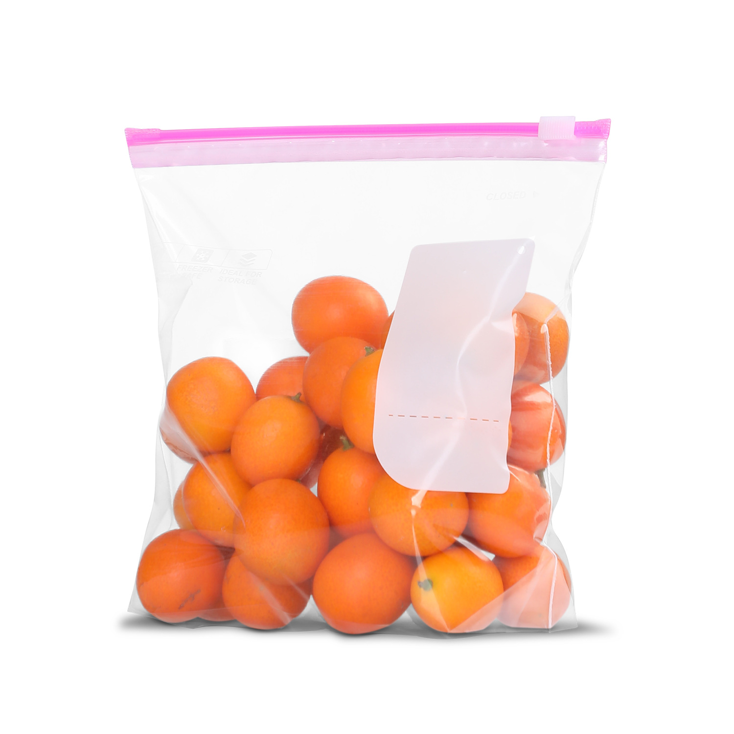 Picture of Sealed Food Preservation Bag Household Food Grade Refrigerator Storage Zipper Sliding Lock Food Sealed Bag Food Self-sealing