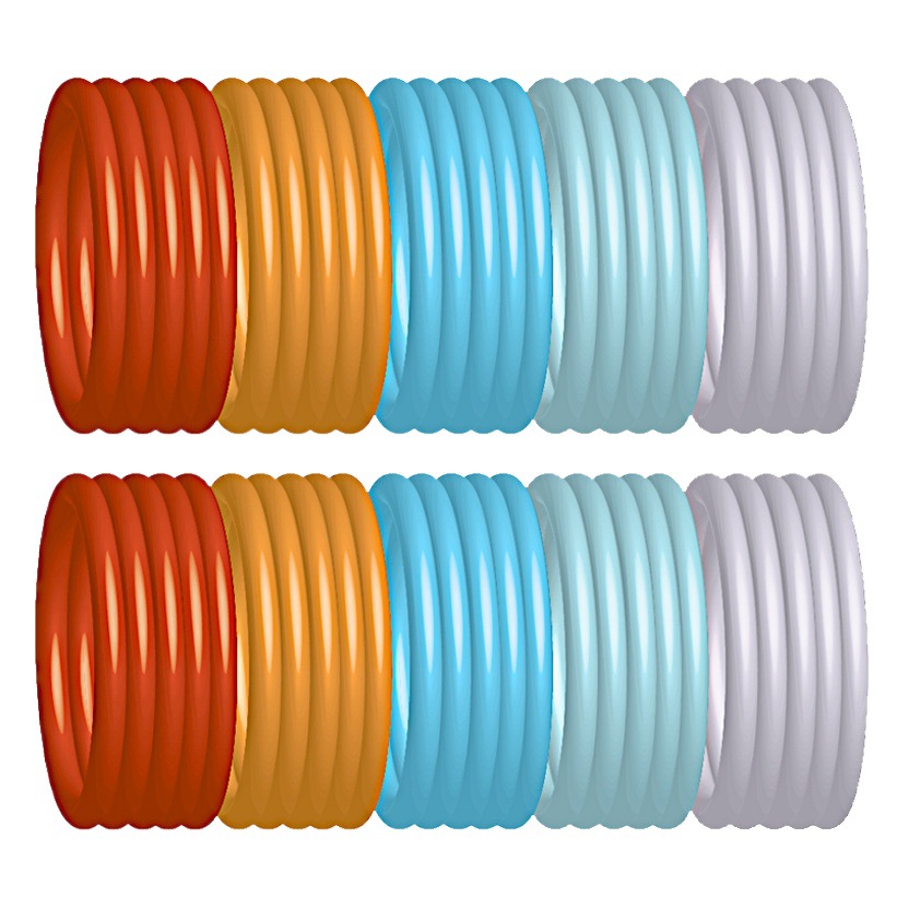 Fitness Training Pull Rope 11-Piece Set Pull Device Male Breast Expander Household Hanging Belt Home Sports Equipment