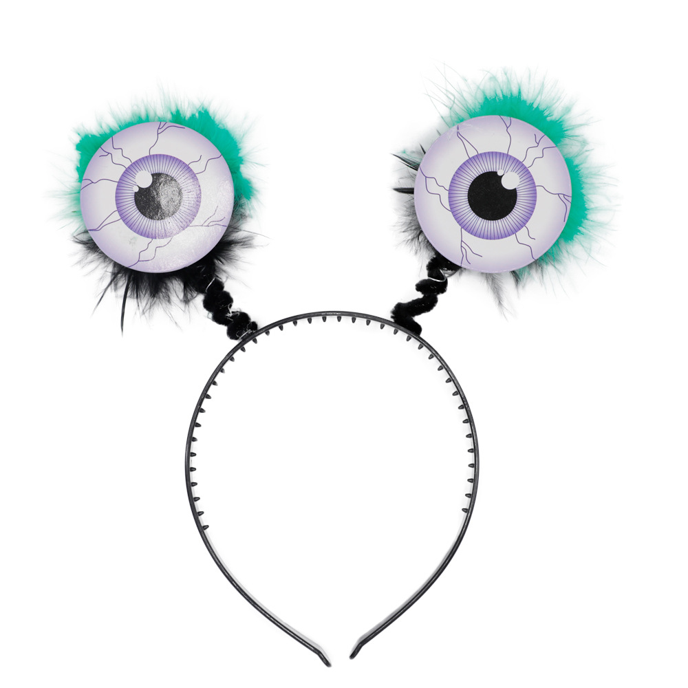 Picture of Big Eyes Halloween Hairband Party Exaggerated Decoration Spring Ghost Festival Masquerade Horror Atmosphere Props Cross Border