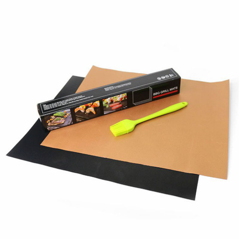 Picture of Teflon high temperature resistant oilcloth oven special mat non-stick greaseproof paper baking tray mat baking oil separation easy demoulding barbecue