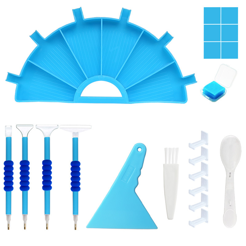 Picture of Diamond painting new multi-function drill plate DIY point drill pen Diamond storage tray diamond embroidery screen drill plate tool