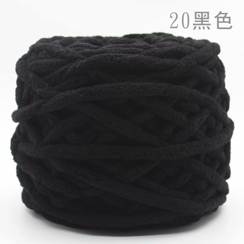Picture of Ice Strip Yarn Single Strand Ice Strip Yarn Crochet Shoe Yarn Small Ice Strip Handmade Carpet Yarn Thick Yarn Scarf Yarn Ball