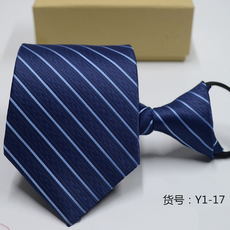 Picture of Men's Easy-To-Pull Casual Zipper Tie New Korean Style Professional Formal Wear Convenient Lazy Tie Ready for Sale