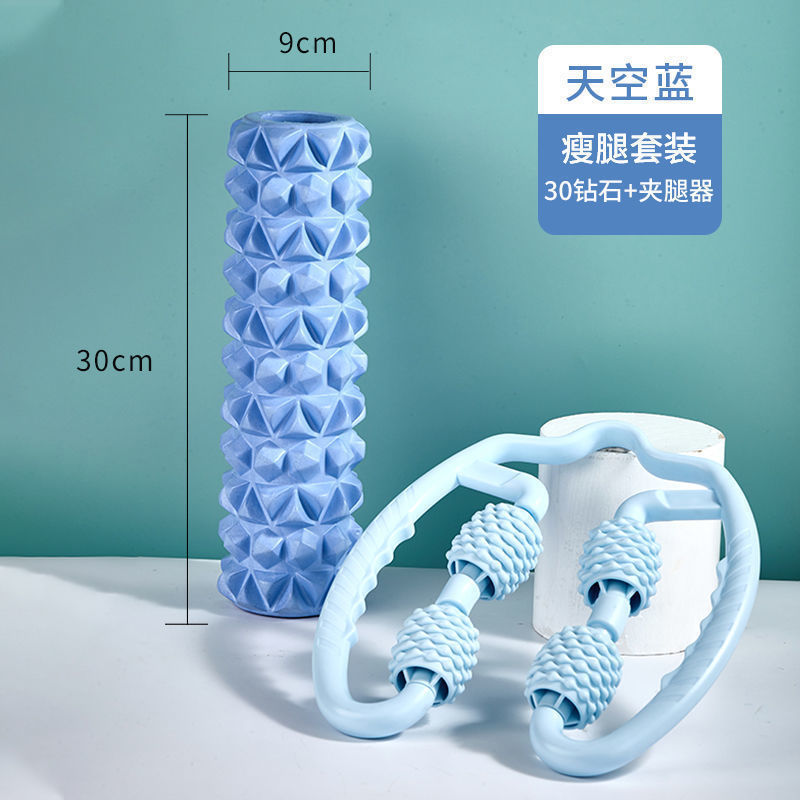 Picture of Factory sales hollow yoga column Mace EVA foam shaft muscle relaxer fitness massage stick roller barrel