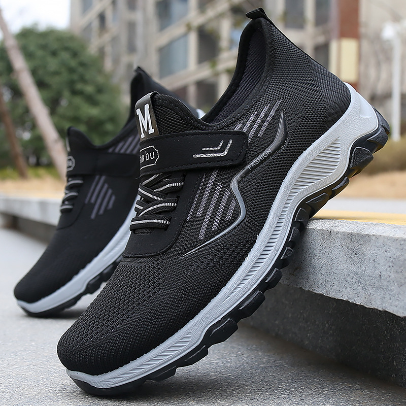 Foreign trade men's shoes men's spring cross-border shoes wholesale men's casual shoes breathable couple fly woven sneaker