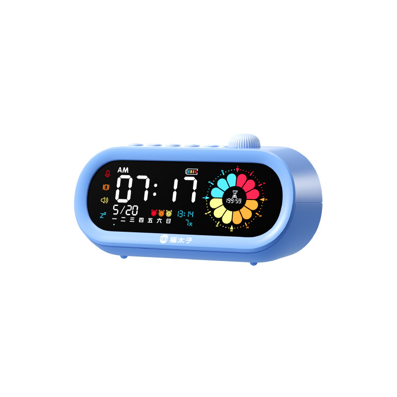 Picture of Cat Prince Children's Electronic Digital Timer Primary School Self-discipline Artifact Visual Time Manager Alarm Clock