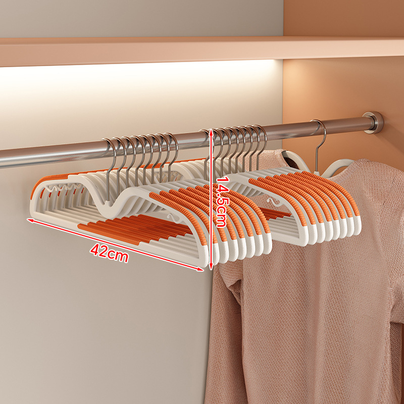 Picture of Household Clothes Hanger, Non-Marking, Non-Slip Clothes Hanger, Anti-Shoulder Corner Clothes Hanger, Double-Position Clothes Hanger, Wet and Dry Clothes Support