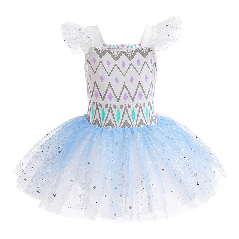 Picture of Girls Ballet Dance Skirt 2025 Summer Original Practice Clothes Baby Girl One-Piece Performance Clothes Improved Princess Skirt