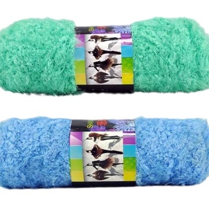 Picture of Coral Mink Velvet Wool Phoenix down Long Hair Imitation Fur Wool Thread Hand Knitted Stick Needle Baby Kidsren Outwear Thread Cross-Border