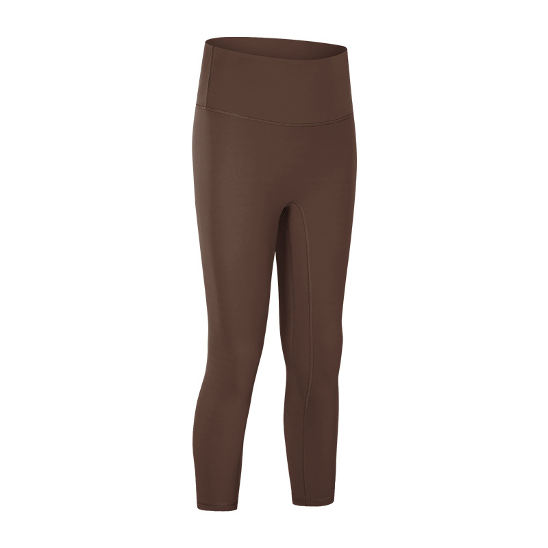 Picture of Spring and summer double-sided sanding naked feeling new no embarrassment line yoga pants running sports fitness cropped pants DL065