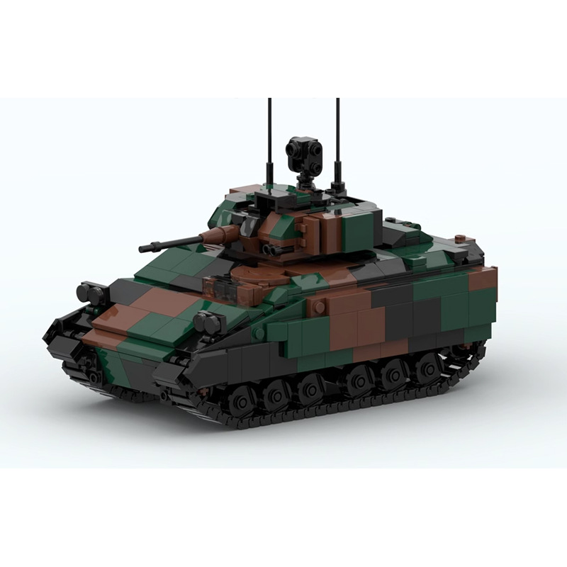 Picture of Compatible with Lego MOC-154626 Bradley M2 armored chariot model assembling building blocks toy suit boy
