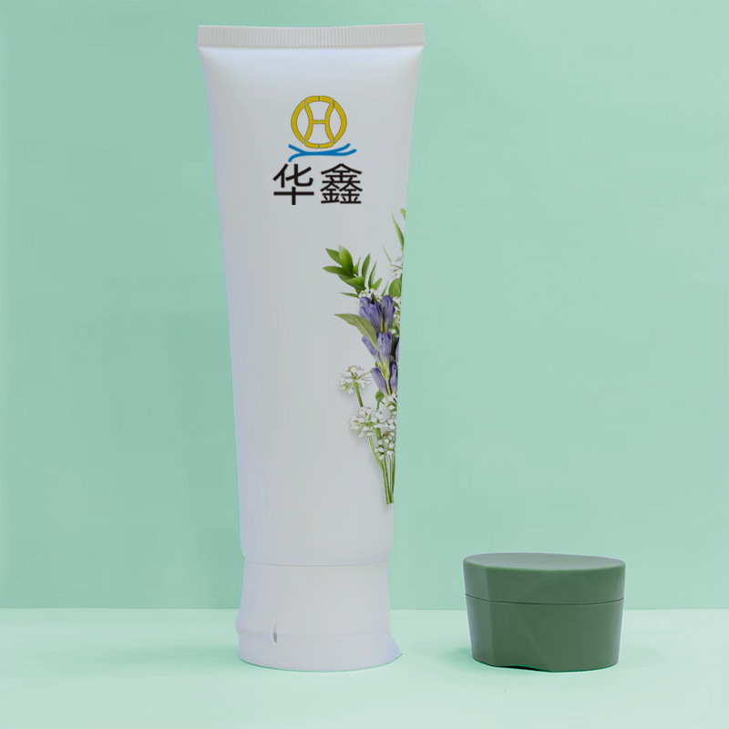 120ml Facial Cleanser Hose Packaging Big Tooth Big Mouth Hose with Sealing Plug Plastic Hose Packaging Materials Guangzhou Manufacturer