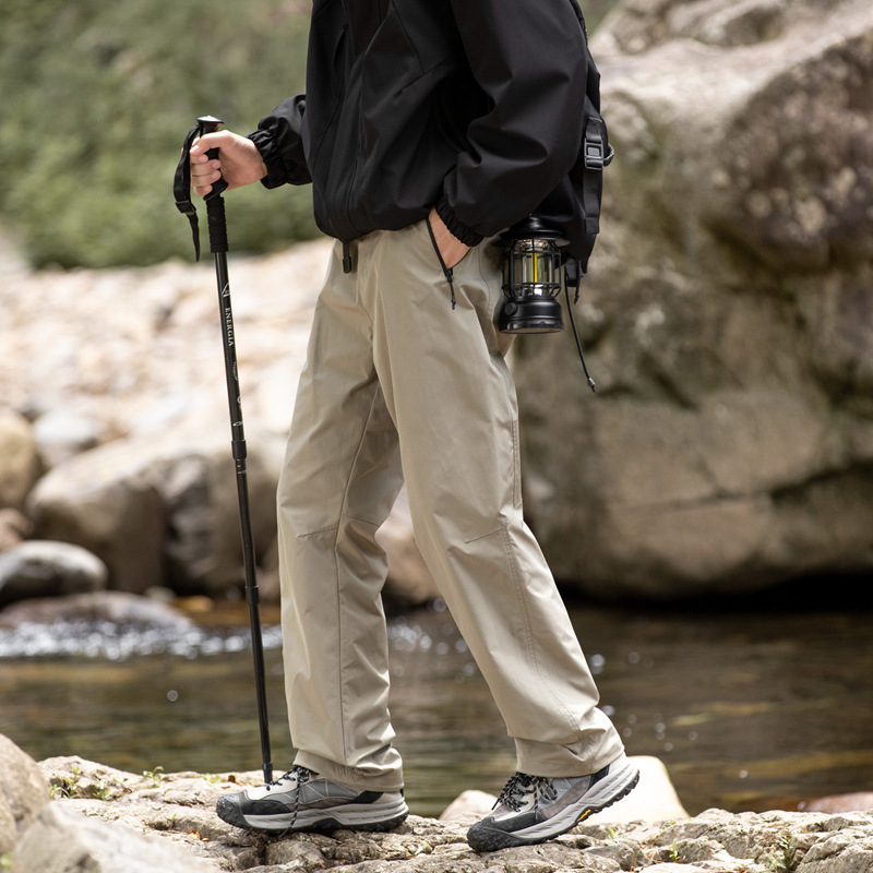 Outdoor Crock Pants Men's Quick-drying Paratrooper Pants Spring and Autumn Waterproof Functional Pants Men's Straight Mountaineering Casual Pants