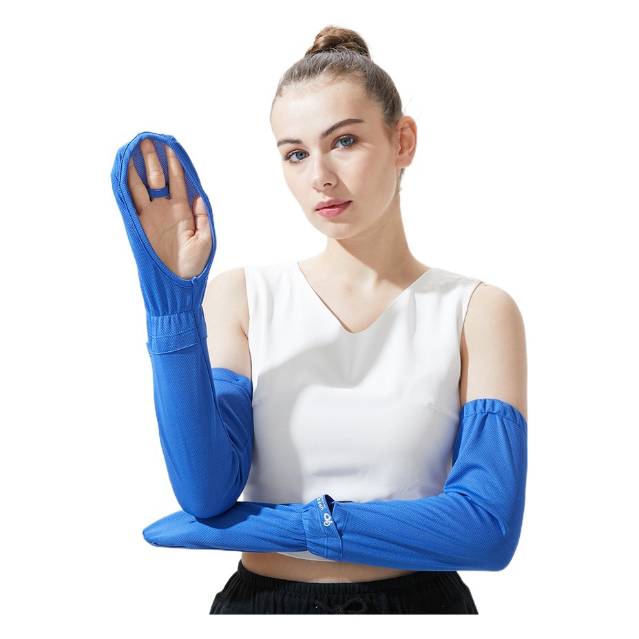 Sun Protection Sleeves, Loose-Fitting, Uv Protection, Driving and Cycling Ice Sleeves, Wholesale with Gloves, Women's Hand Sleeves, Breathable and Cooling