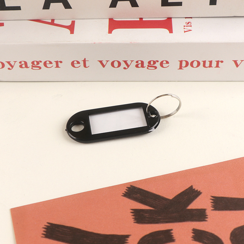 Picture of Plastic Key Tag Markable Number Plate Classification Management Mark School Hotel Advertising Keychain