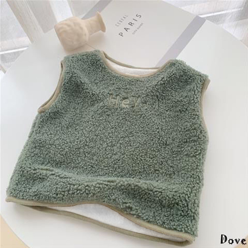 Picture of Autumn and winter outer wear boys and girls waistcoat Western style fleece-lined polar fleece baby vest children vest factory wholesale