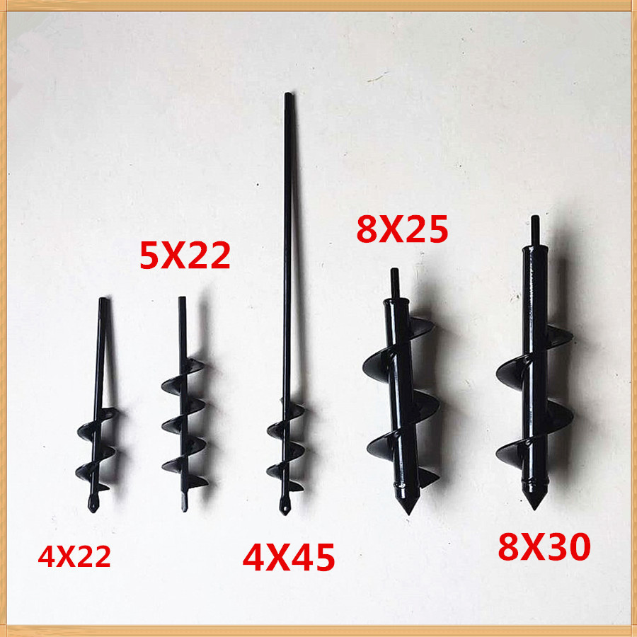 Direct sales garden vegetable planting pine soil drill flower planting drill ground drill ground drill accessories portable spiral drill drill pipe