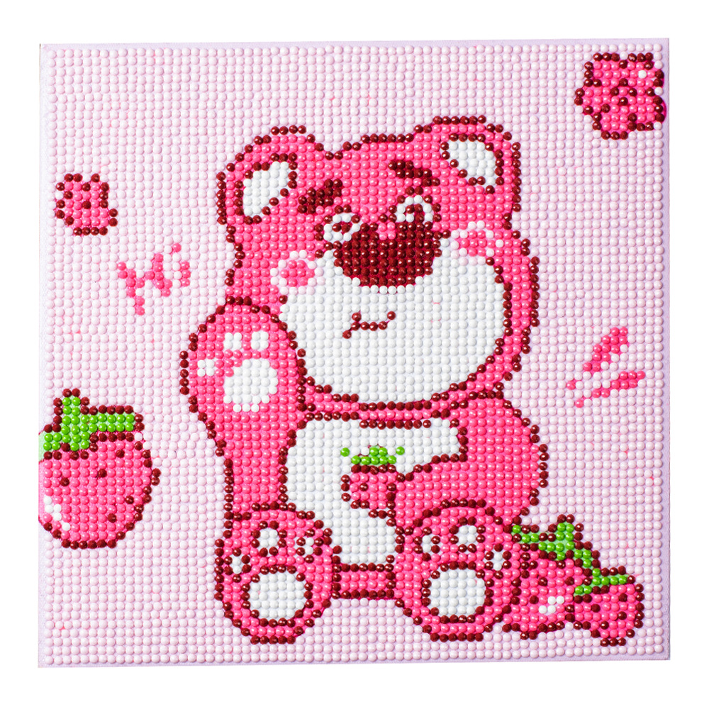 Picture of Original God New Diamond painting children student diy handmade diamond material package with frame Cartoon Cartoon educational toys