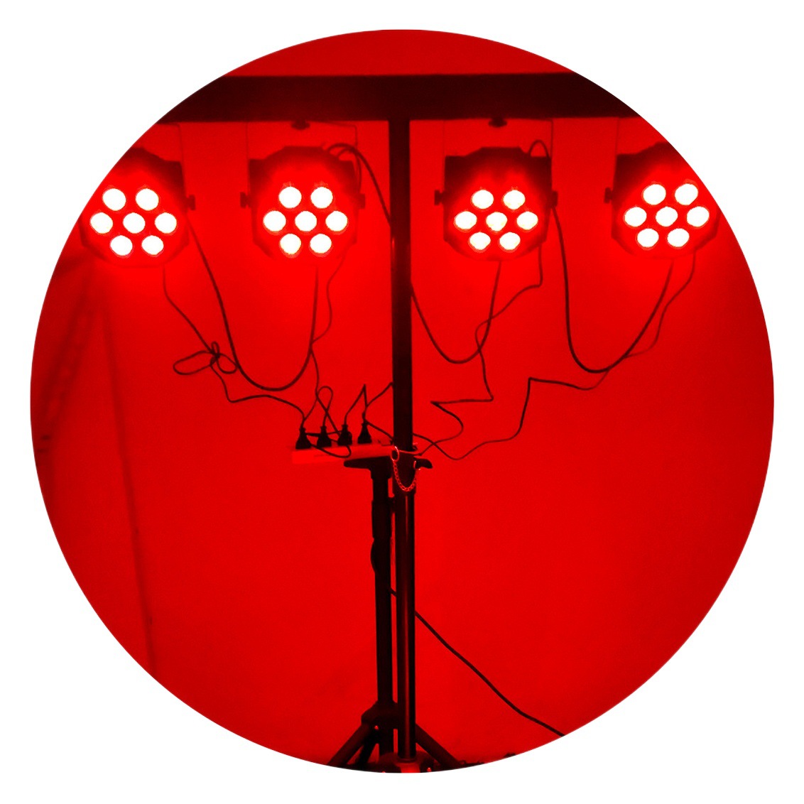 Full color lamp bar wedding performance stage lighting voice control dyeing led atmosphere flash colorful DJ background light