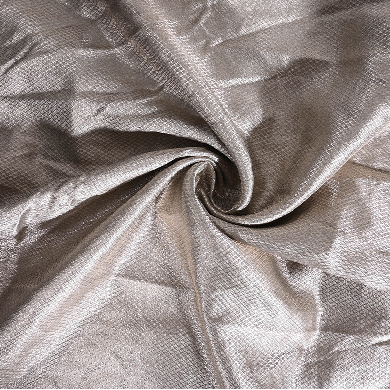 Picture of Diamond pattern silver fiber HQ-Y100L radiation cloth silver-plated conductive cloth silver-plated shielding cloth