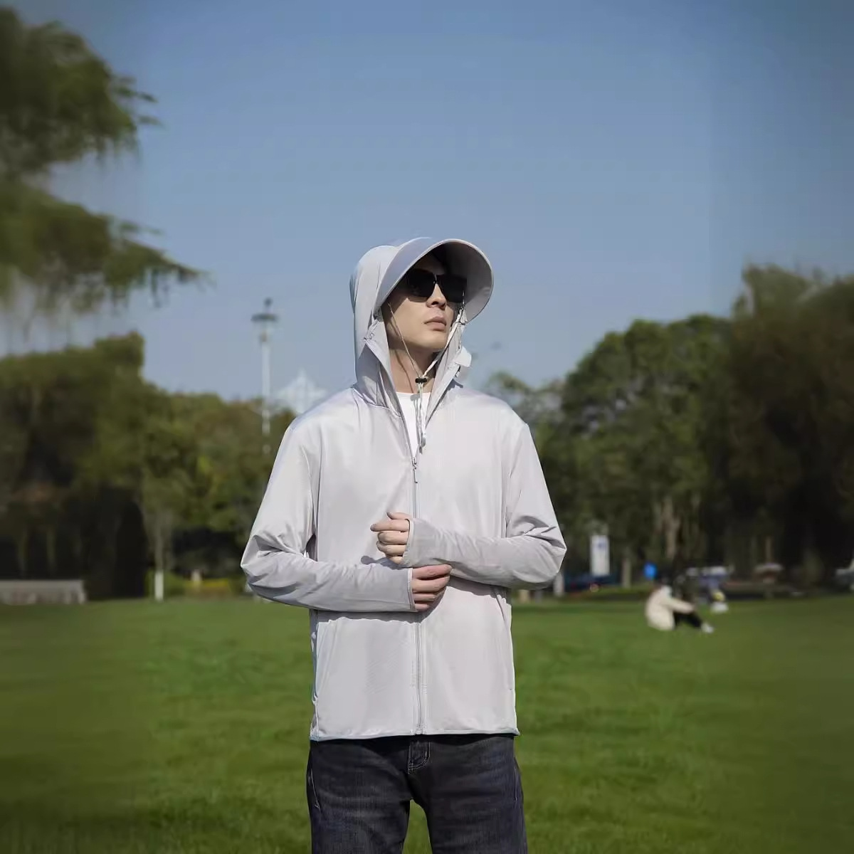 Jiao's Summer Sun Protection Clothing for Women Has a Detachable Brim, Does Not Protect Against Uv Rays, Is Quick-Drying, Suitable for Fishing and Outdoor Activities