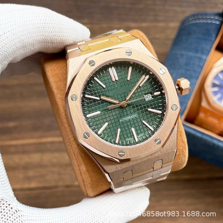 Picture of Cross-Border A-P Royal Oak Men's Fully Automatic Mechanical Watch 15400-15500 Series with Luminous Waterproof Watch