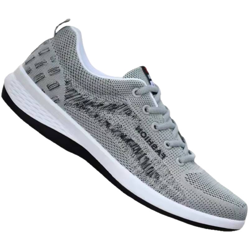 Picture of Flying Mesh Men's Shoes New 2025 Breathable Athleisure Shoes Men's Korean Version Trendy Versatile Men's Running Shoes
