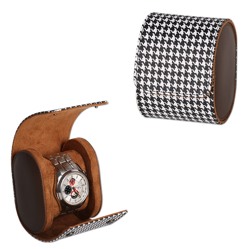 Picture of Watch Packaging Box to Store Sewing One/Two/Three-Pack Pu Leather Watch Leather Case with Custom Leather Bag