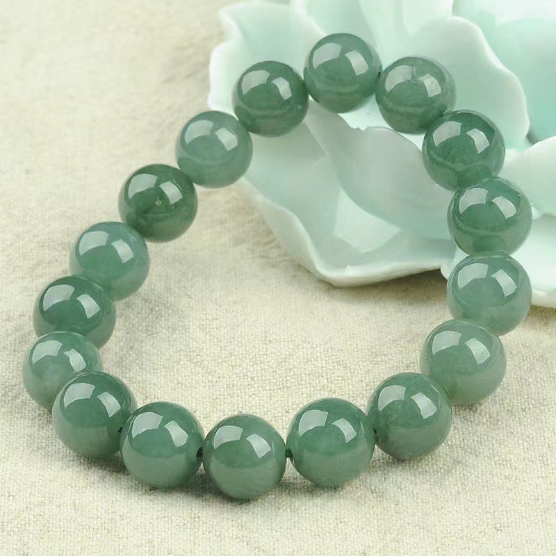 Picture of Jiyu Natural Jade Bracelet Oil Green Bracelet Myanmar Jade Jewelry Factory Live FC2120588
