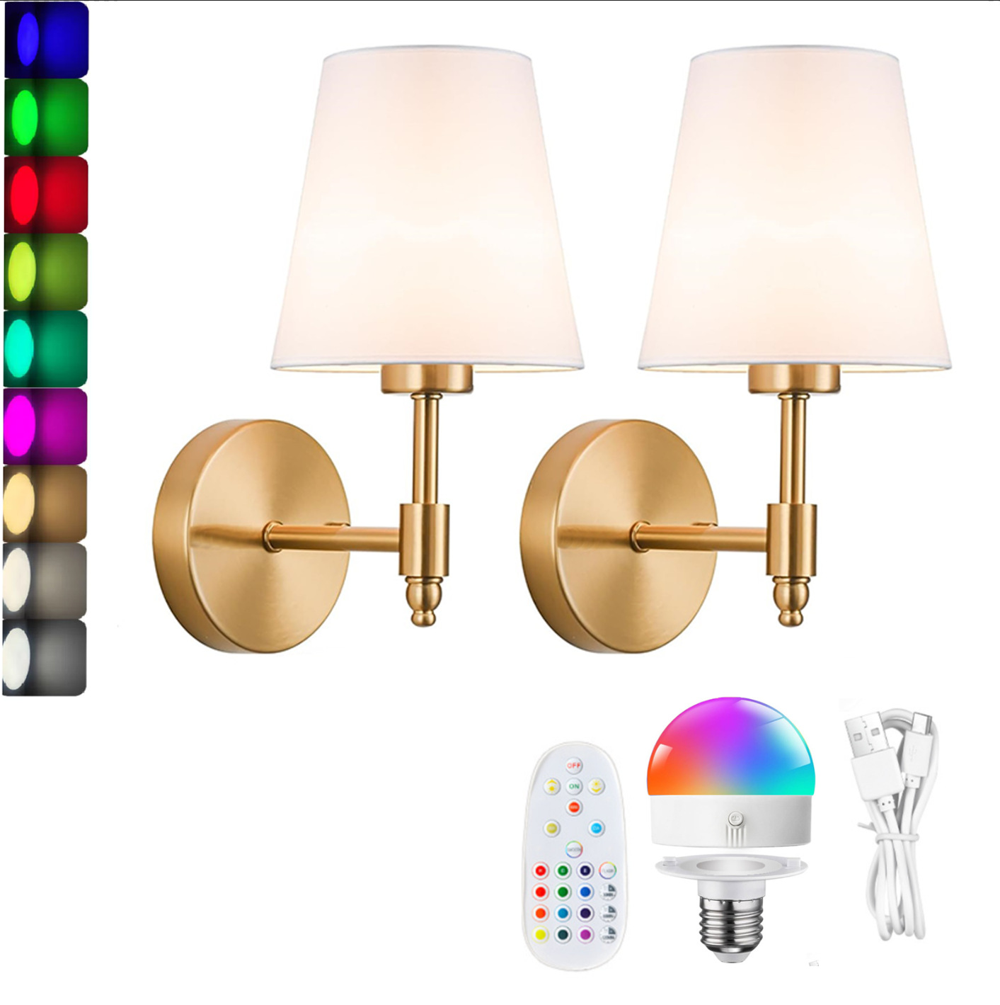 Scandinavian Wall Lamp Bedside Lamp Ed Modern Living Room Background Wall Hotel Corridor Bedroom Bedside Remote Control Lamp Colorful Lamp