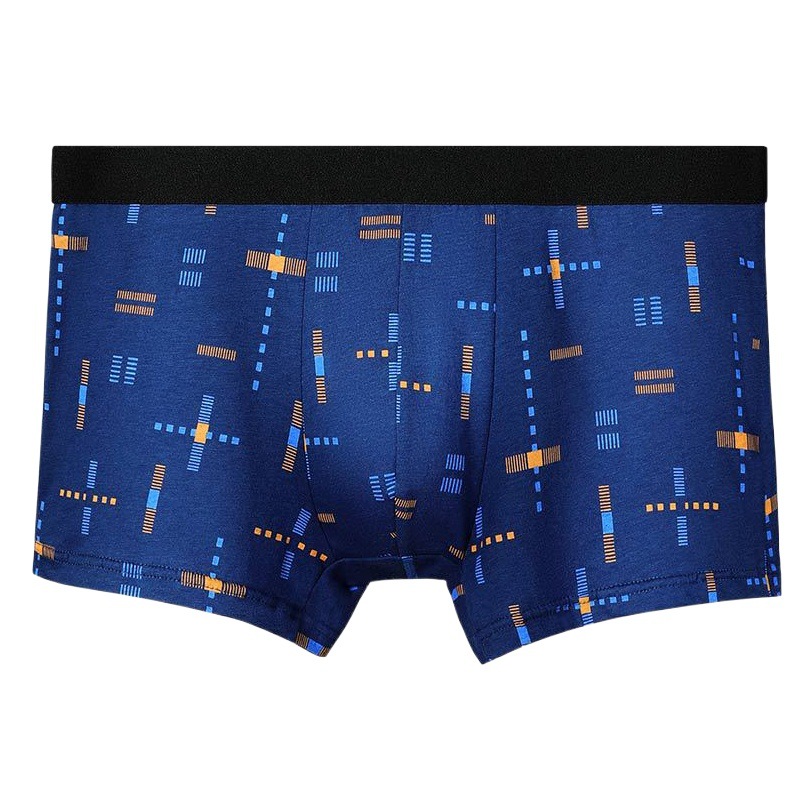 Men's Underwear Men's Pure Cotton Antibacterial Boxers Breathable Printed Summer Thin plus size Short Pants All Cotton Boxer Trousers