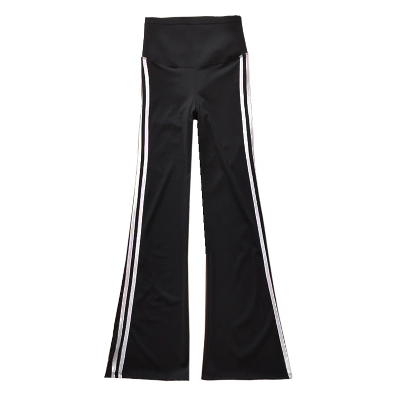 Picture of High-Waisted Slightly Flared Shark Pants Leggings Plus Size Fat mm Plus Fat Enlarged Yoga Pants 100kg Can Be Worn Outside to Look Slim for Women