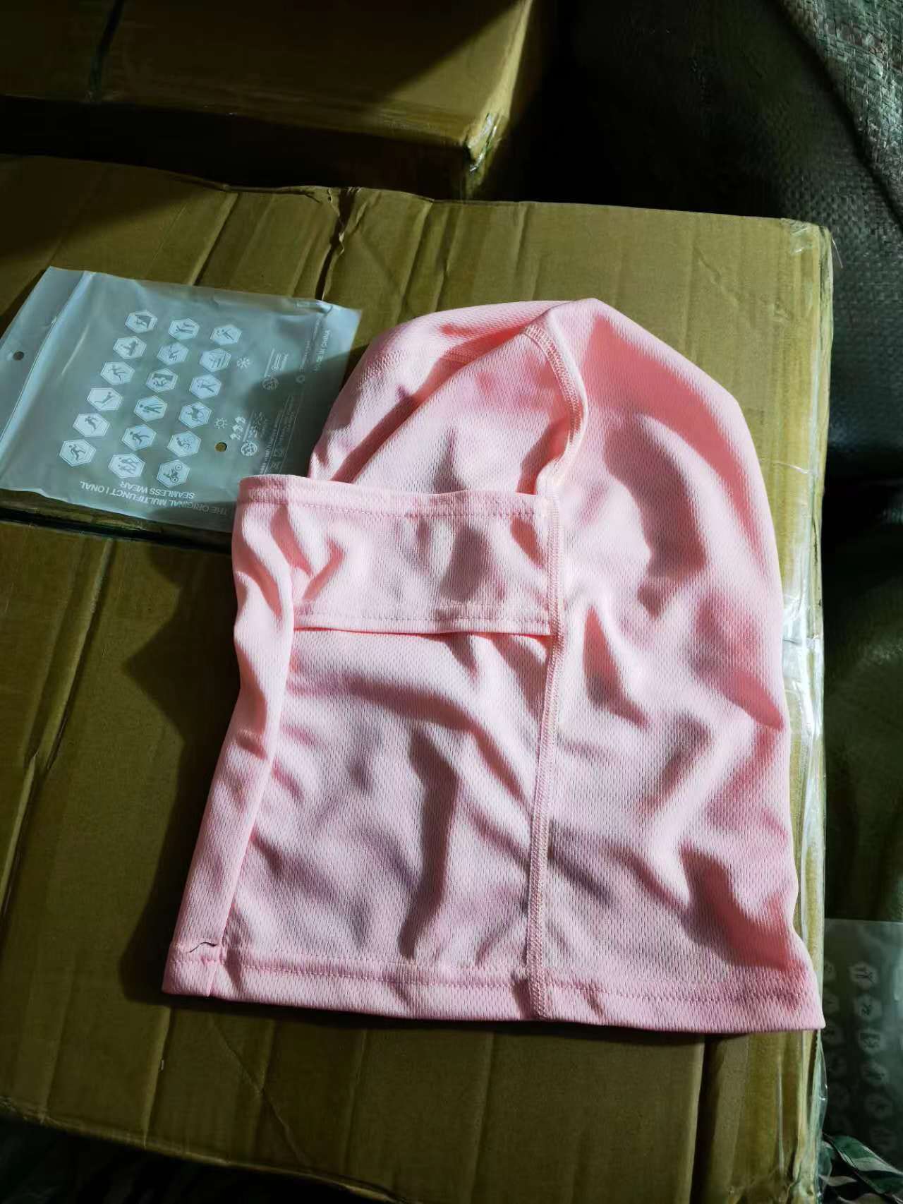 Picture of Cross-border for summer outdoor riding cover dust-proof sunscreen single hole breathable quick-drying scarf hood in stock wholesale