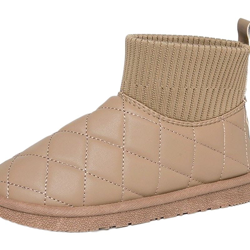 Snow Boots women's shoes boots non-slip fleece-lined shoes thick cotton shoes winter boots outer wear snow cotton platform women's shoes