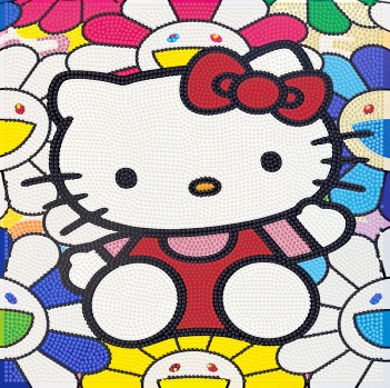 Picture of Original God New Diamond painting children student diy handmade diamond material package with frame Cartoon Cartoon educational toys