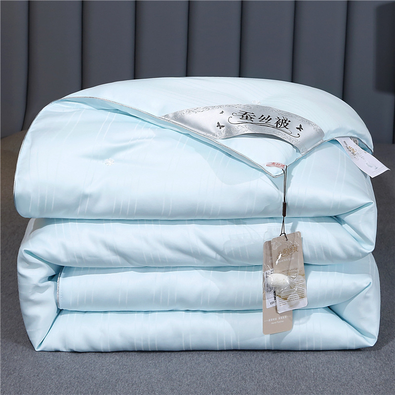 Picture of 60S Cotton Double Palace Cocoon Feather Silk Quilt Summer Cool Quilt Pure Cotton Thickeneded Warm Spring & Fall Quilt Air-Conditioned Quilt Mother Quilt Winter Quilt